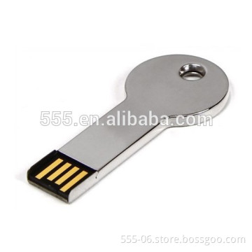 hot sell Custom metal usb drives 8GB key shape portable usb flash drive